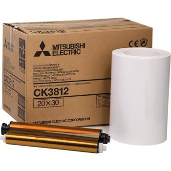 Kit De Papel Fotográfico Mitsubishi Ck3812 X 2 Rollos.