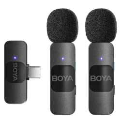 Micrófonos Omnidireccionales Boya By-v20 Usb-c Android-Ios