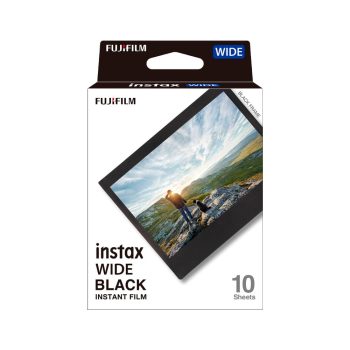 Papel Fotográfico Fujifilm Instax Wide Black X 10 Unidades