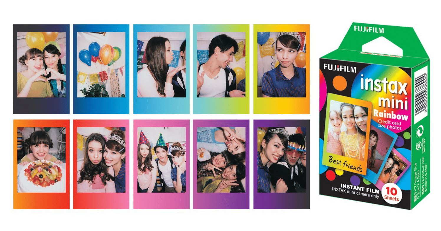 Película Fotográfica Fujifilm Instax Mini Rainbow