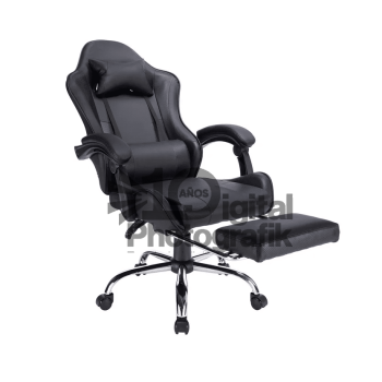 Silla de Escritorio Gamer Giratoria con masajeador Matrix Negro