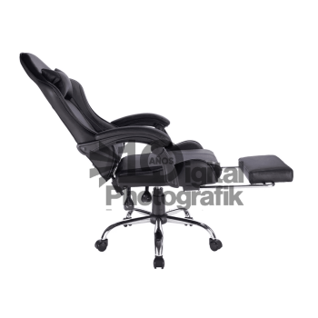 Silla de Escritorio Gamer Giratoria con masajeador Matrix Negro